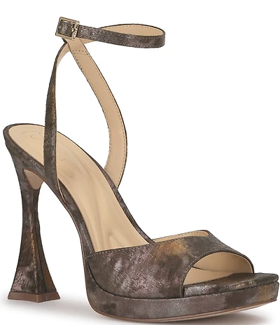 Jessica Simpson Jixte Metallic Platform Dress Sandals