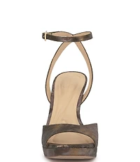 Jessica Simpson Jixte Metallic Platform Dress Sandals