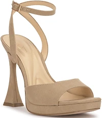 Jessica Simpson Jixte Sculptural Ankle Wrap Platform Dress Sandals