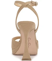 Jessica Simpson Jixte Sculptural Ankle Wrap Platform Dress Sandals
