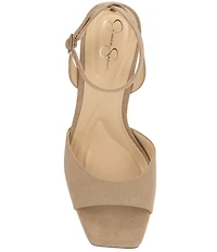 Jessica Simpson Jixte Sculptural Ankle Wrap Platform Dress Sandals