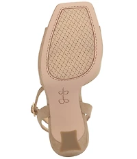 Jessica Simpson Jixte Sculptural Ankle Wrap Platform Dress Sandals