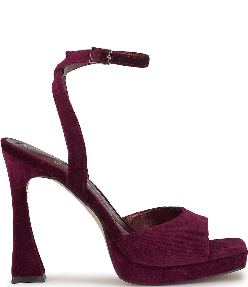 Jessica Simpson Jixte Velvet Platform Dress Sandals