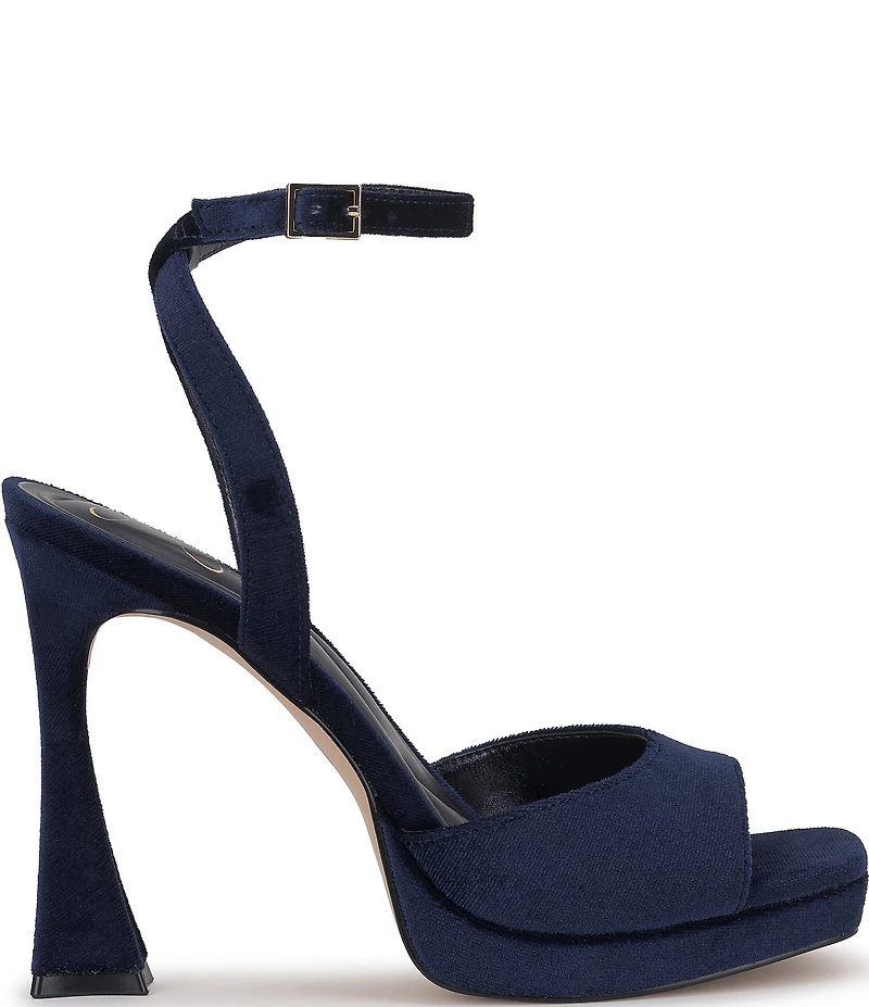 Jessica Simpson Jixte Velvet Platform Dress Sandals