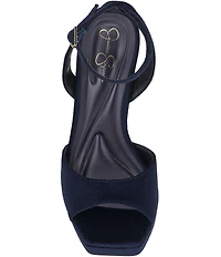 Jessica Simpson Jixte Velvet Platform Dress Sandals