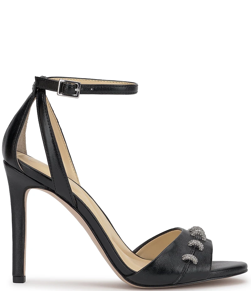 Jessica Simpson Juminee Leather Ornamented Dress Sandals