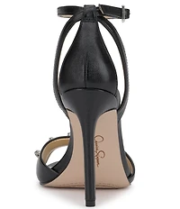 Jessica Simpson Juminee Leather Ornamented Dress Sandals