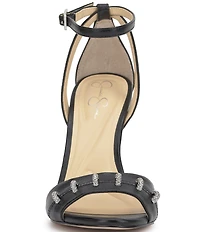 Jessica Simpson Juminee Leather Ornamented Dress Sandals