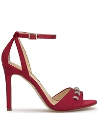 Jessica Simpson Juminee Satin Ornamented Dress Sandals