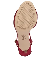 Jessica Simpson Juminee Satin Ornamented Dress Sandals