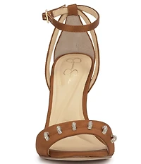 Jessica Simpson Juminee Satin Ornamented Dress Sandals