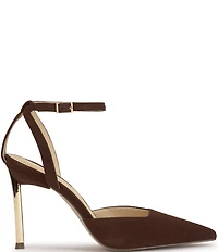 Jessica Simpson Kalynia Suede Ankle Strap Pumps
