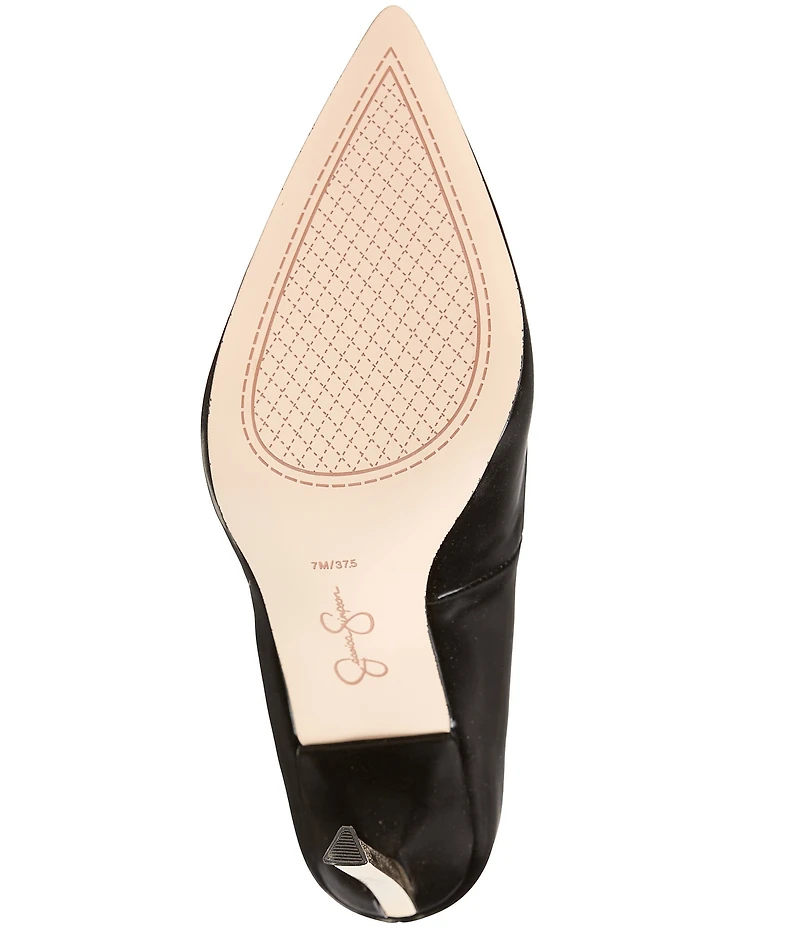 Jessica Simpson Kheloe Sateen Pointed Toe Pumps