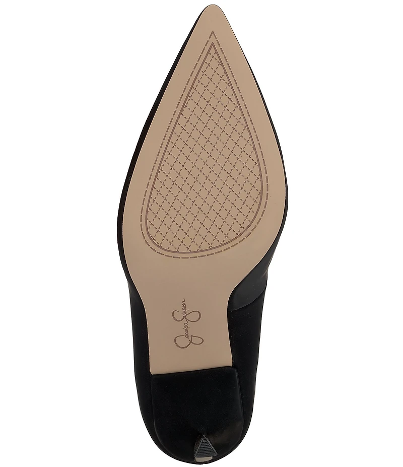 Jessica Simpson Kheloe Sateen Pointed Toe Pumps