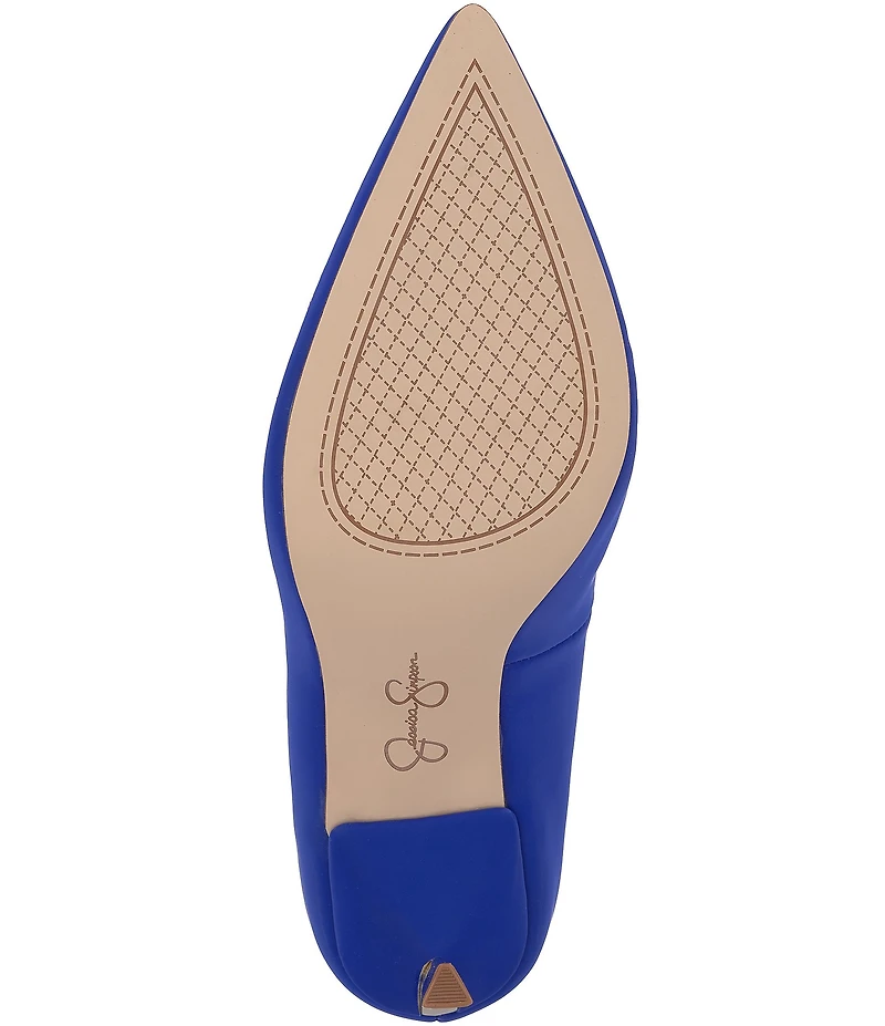 Jessica Simpson Kheloe Sateen Pointed Toe Pumps