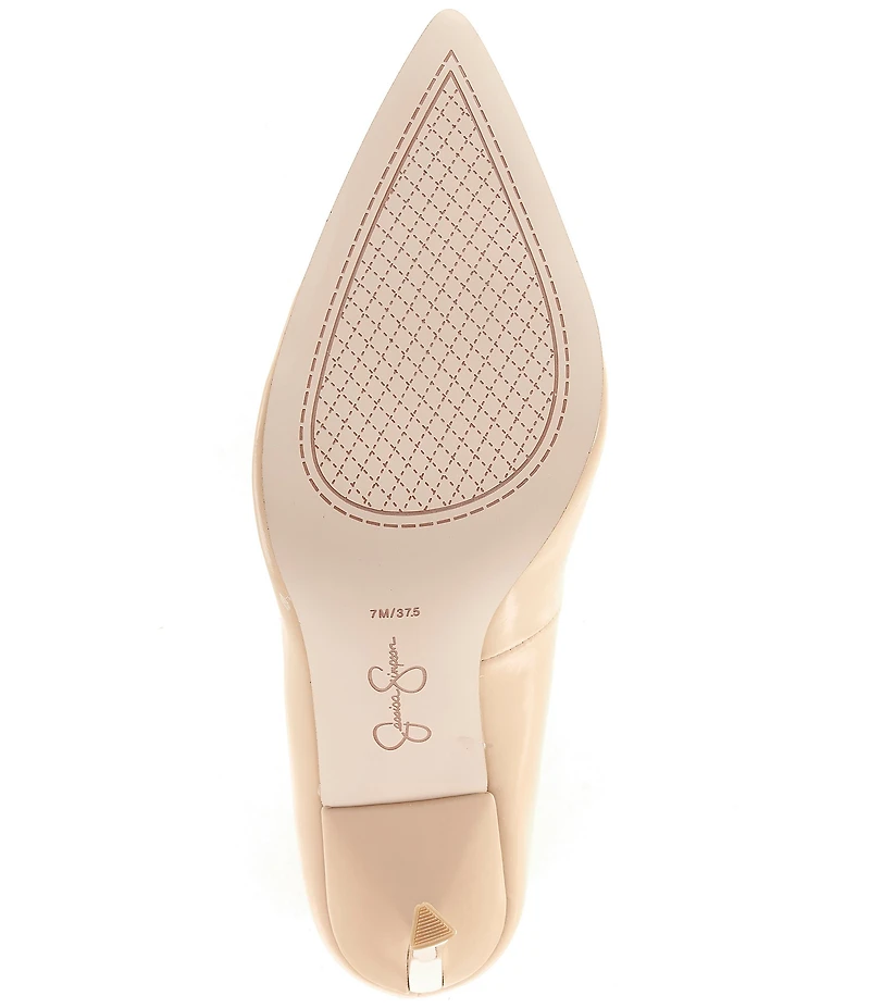 Jessica Simpson Kheloe Sateen Pointed Toe Pumps