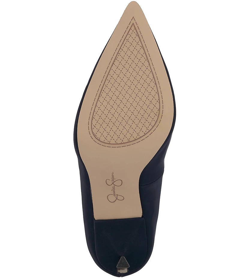 Jessica Simpson Kheloe Sateen Pointed Toe Pumps