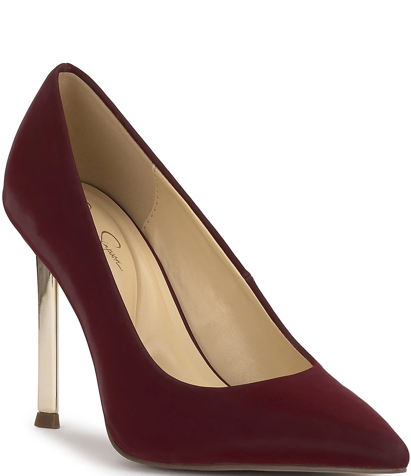 Jessica Simpson Kheloe Sateen Pointed Toe Pumps