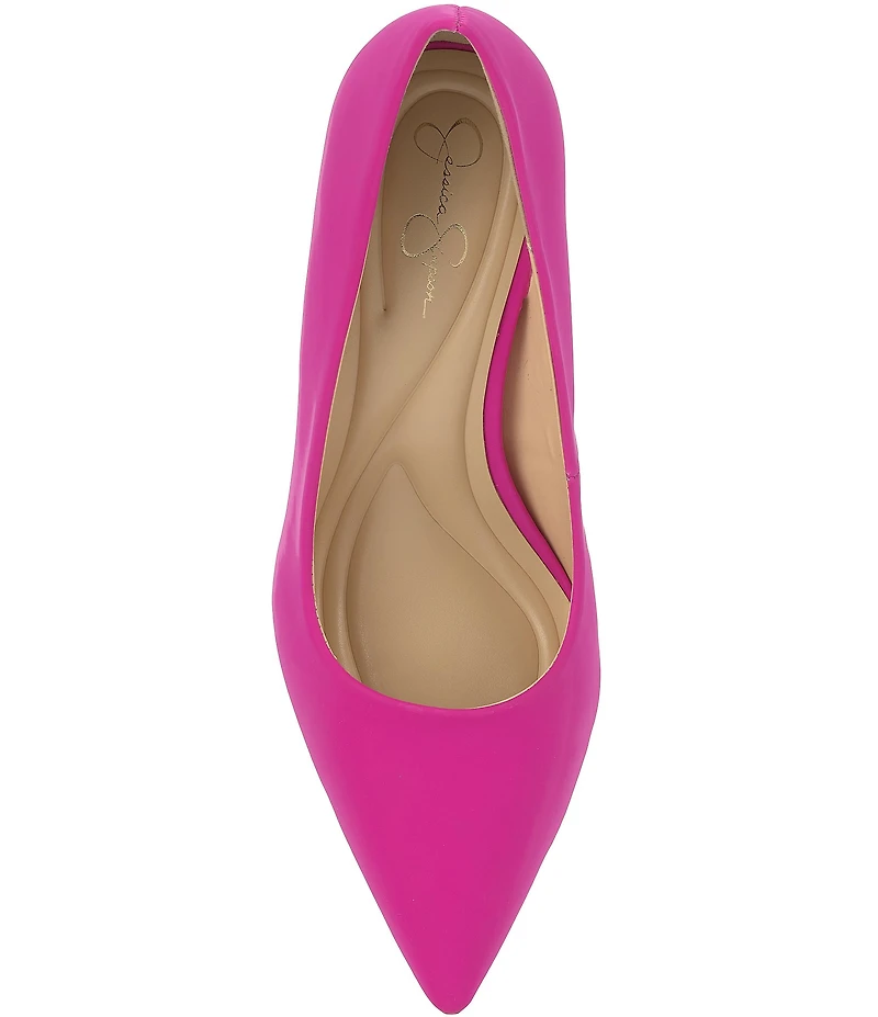 Jessica Simpson Kheloe Sateen Pointed Toe Pumps