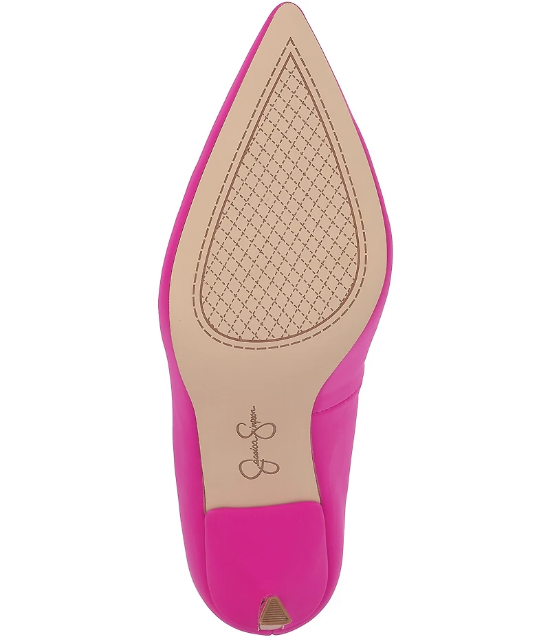 Jessica Simpson Kheloe Sateen Pointed Toe Pumps