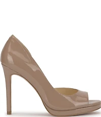Jessica Simpson Kimli Patent d'Orsay Peep Toe Pumps