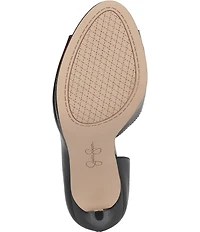 Jessica Simpson Kimli Snake Embossed Peep Toe Pumps