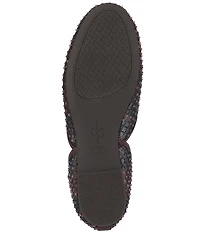 Jessica Simpson Laelli Camo Print Ankle Strap Ballet Flats