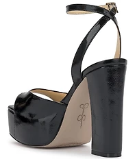 Jessica Simpson Lirio Patent Platform Sandals