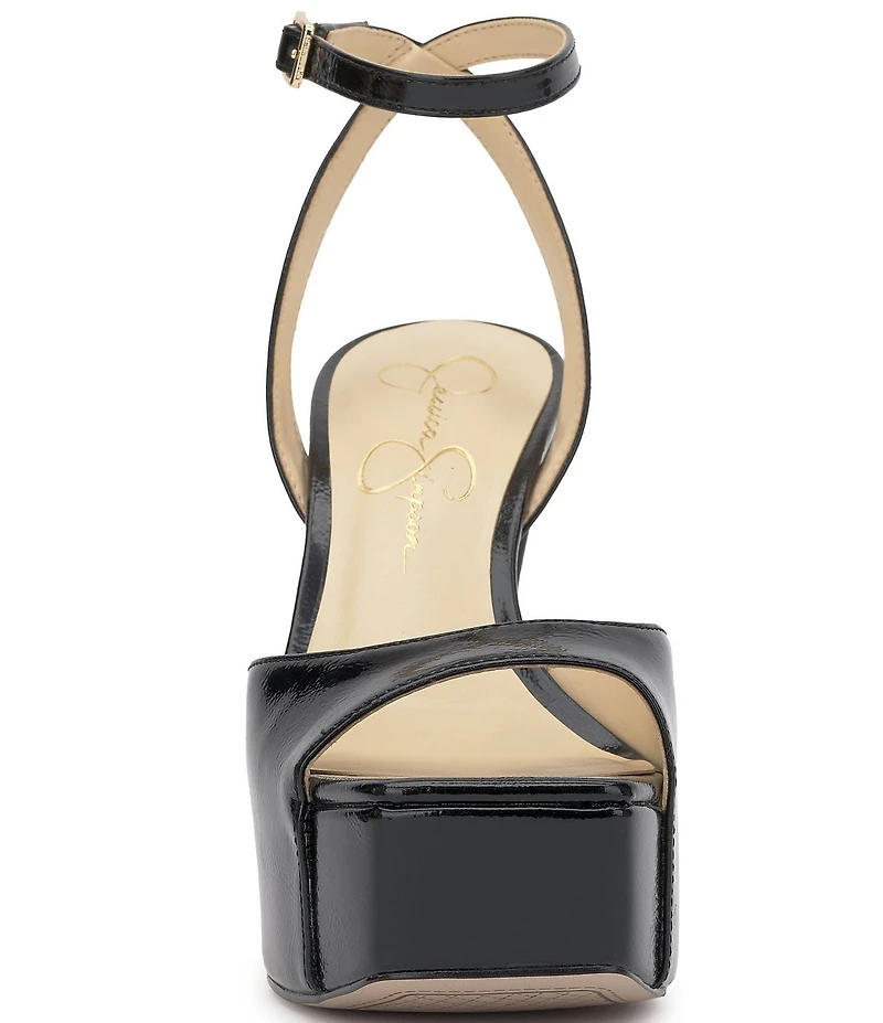 Jessica Simpson Lirio Patent Platform Sandals