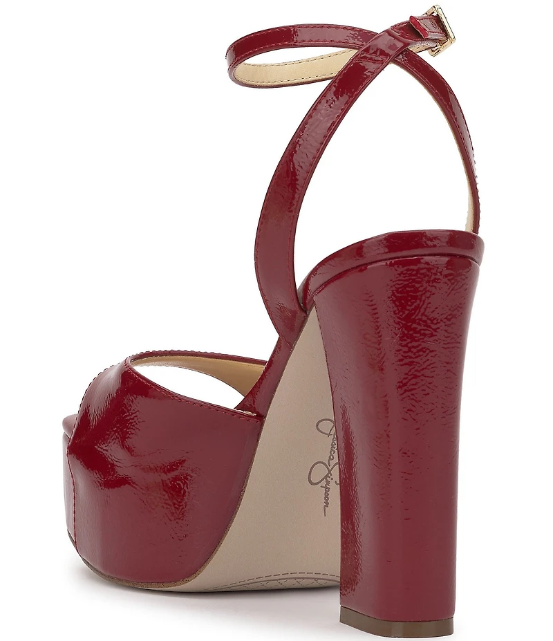 Jessica Simpson Lirio Patent Platform Sandals
