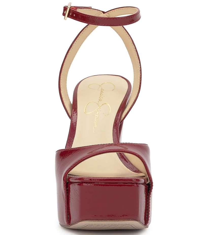 Jessica Simpson Lirio Patent Platform Sandals