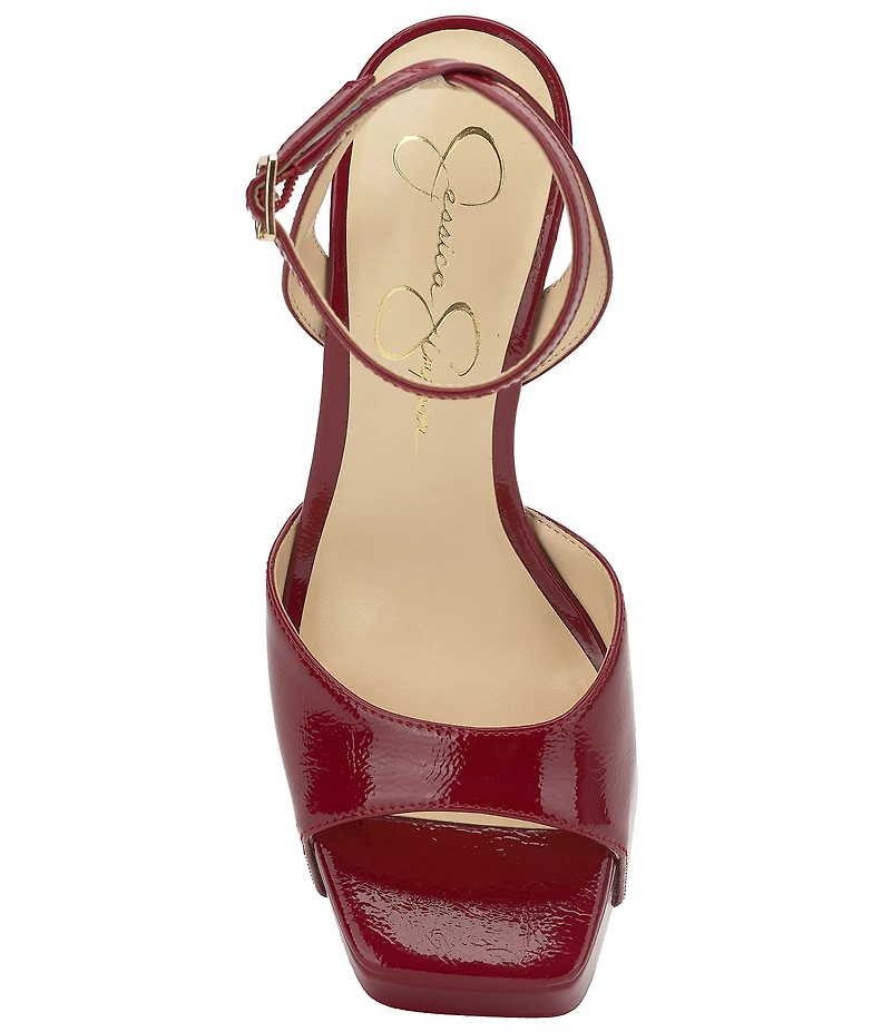 Jessica Simpson Lirio Patent Platform Sandals