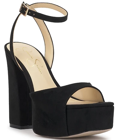 Jessica Simpson Lirio Suede Platform Sandals