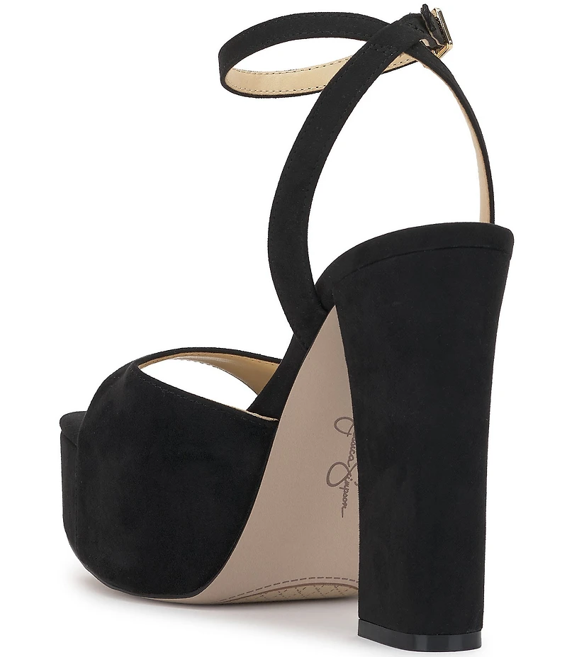 Jessica Simpson Lirio Suede Platform Sandals