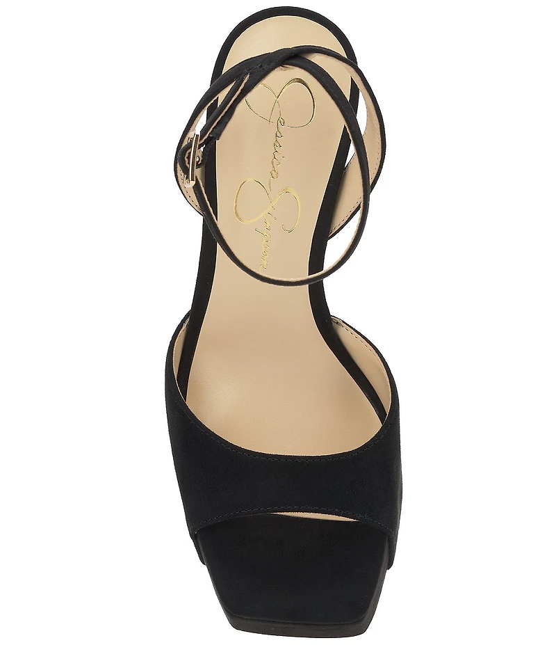 Jessica Simpson Lirio Suede Platform Sandals