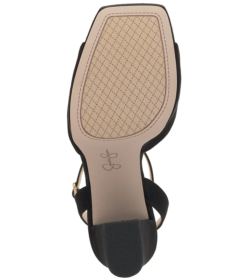 Jessica Simpson Lirio Suede Platform Sandals
