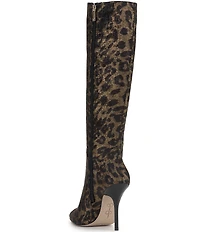 Jessica Simpson Lovienn Leopard Print Knee High Boots