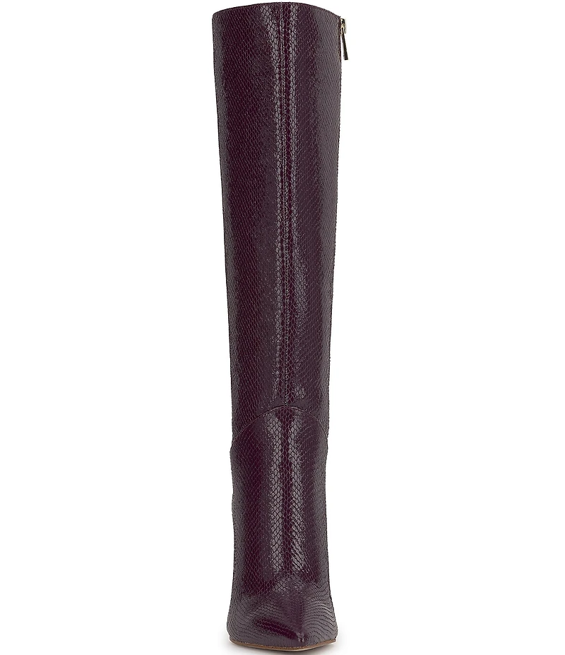 Jessica Simpson Lovienn Snake Embossed Knee High Boots
