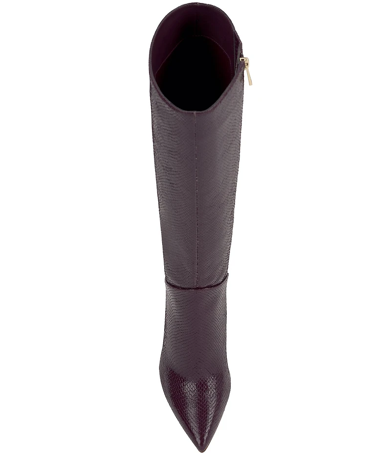 Jessica Simpson Lovienn Snake Embossed Knee High Boots