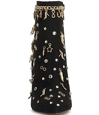 Jessica Simpson Lupire Charm and Rhinestone Booties