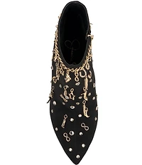 Jessica Simpson Lupire Charm and Rhinestone Booties
