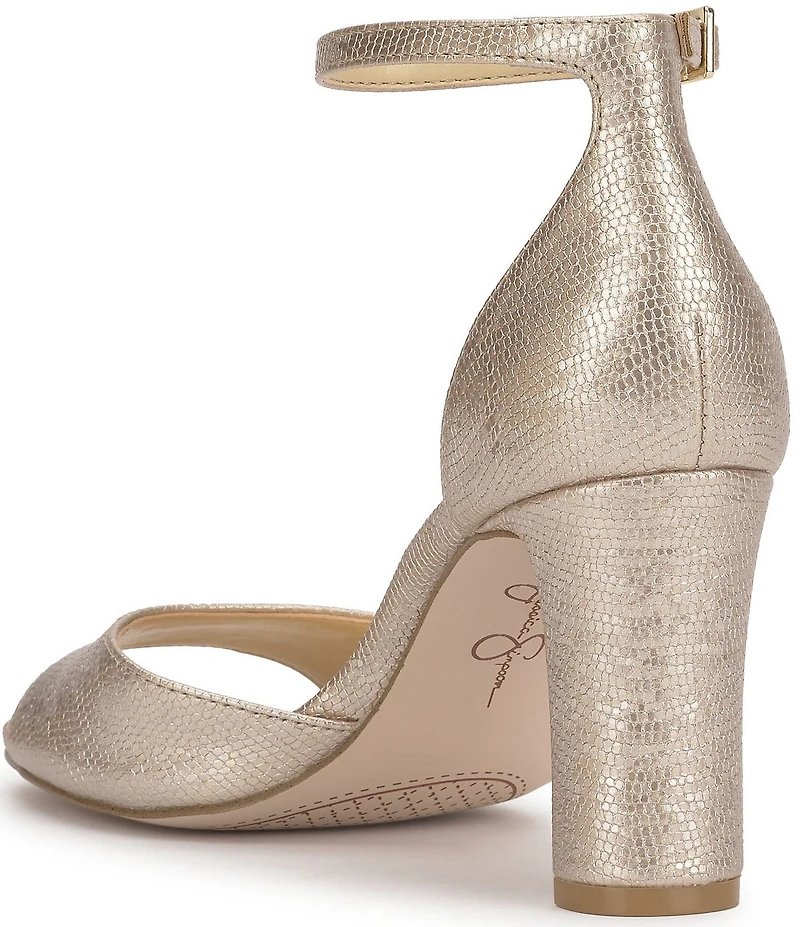 Jessica Simpson Luxcilla Embossed Dress Sandals