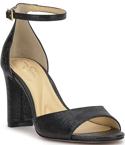Jessica Simpson Luxcilla Embossed Dress Sandals