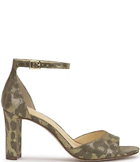 Jessica Simpson Luxcilla Metallic Leopard Dress Sandals