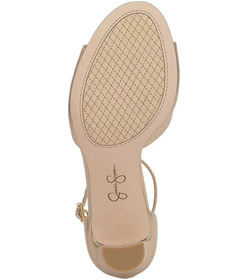 Jessica Simpson Luxcilla Shimmer Dress Sandals