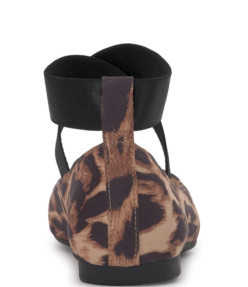Jessica Simpson Mandalaye Leopard Square Toe Ballet Flats
