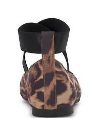 Jessica Simpson Mandalaye Leopard Square Toe Ballet Flats
