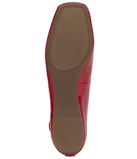 Jessica Simpson Mandalaye Patent Square Toe Ballet Flats
