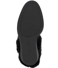 Jessica Simpson Meztyn Suede Shearling Wedge Booties