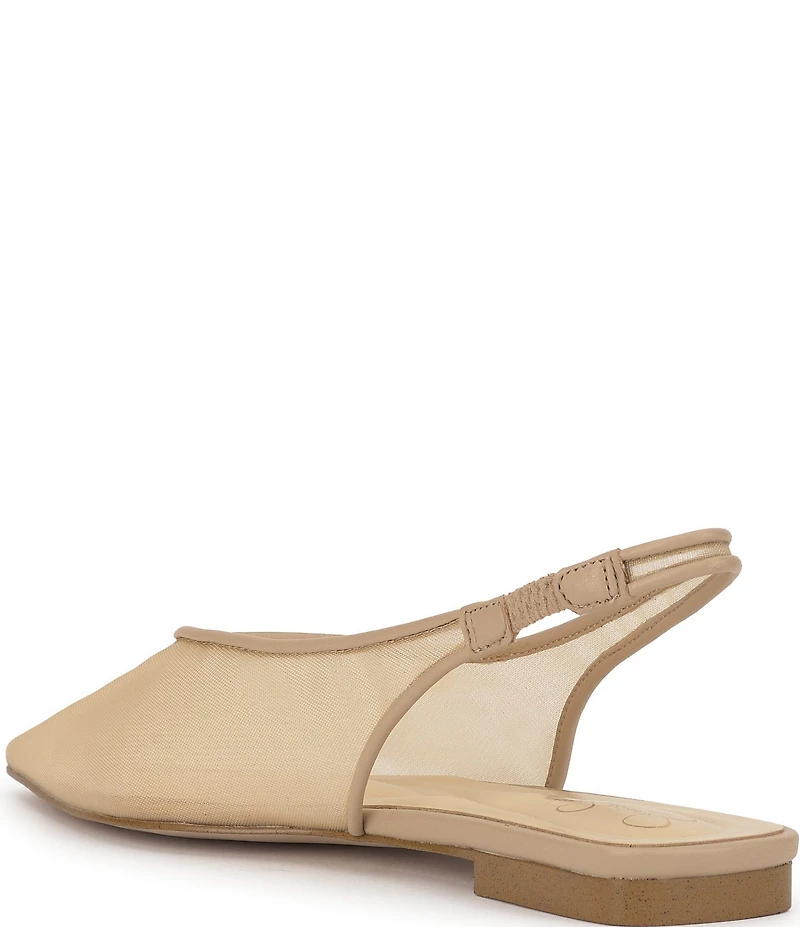 Jessica Simpson Mezzah Mesh Pointed Toe Slingback Flats